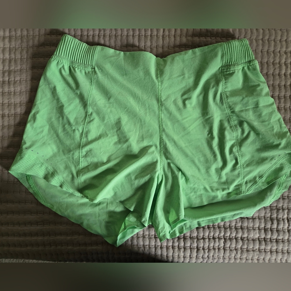 Lululemon Green Women's Athletic Shorts Size 14